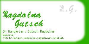 magdolna gutsch business card